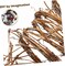 Natural Grapevine Wreaths Backdrop Hanging Vine for DIY Crafts Wedding Party Home Decor, 15